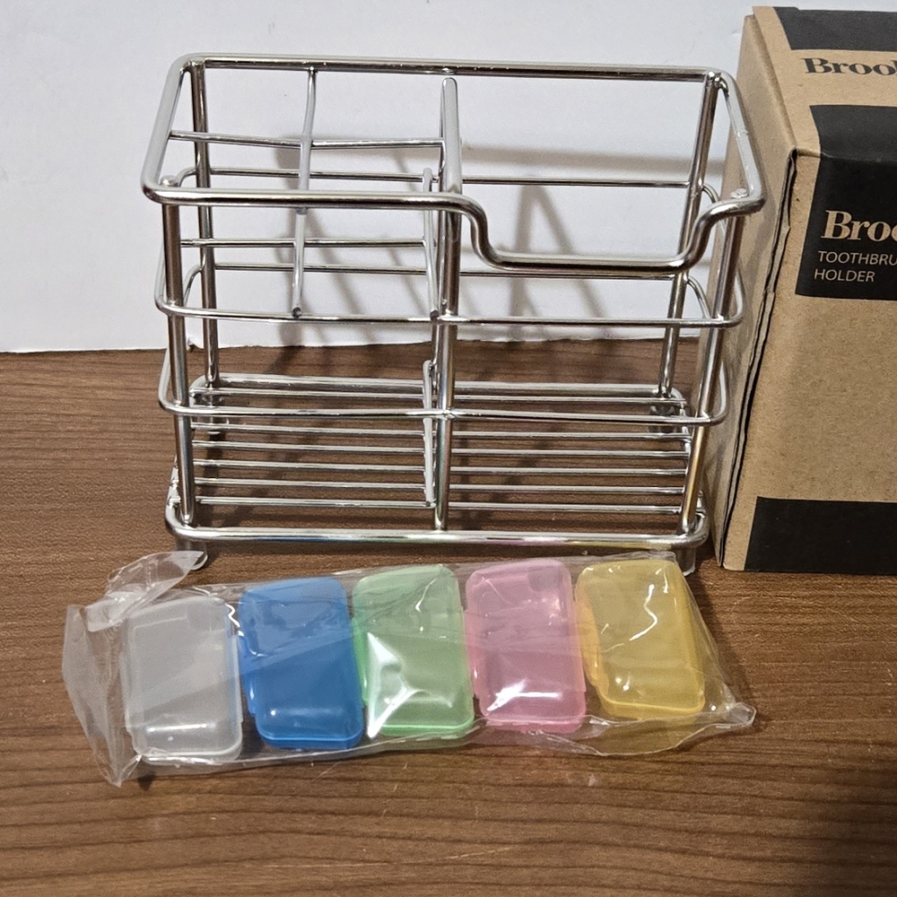 Brookstone Wire Frame Toothbrush Organizer - Picture 7 of 8